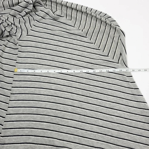 LNA Brushed Divergence Striped Open Front Cardigan S - Picture 9 of 10